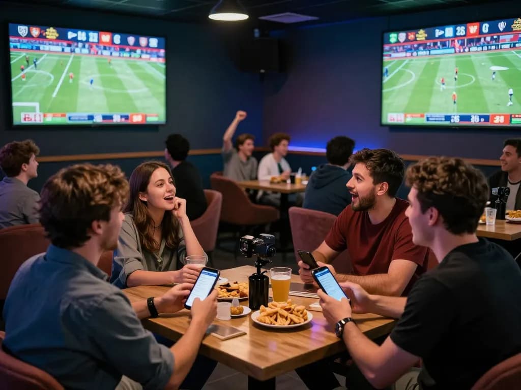 Sports fans engaging in betting strategies while enjoying the 88fc gaming experience.