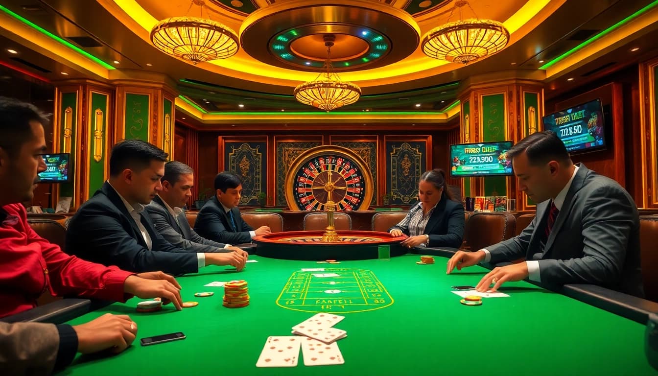 Experience the excitement of RR99 bet with thrilling poker action and elegant casino ambiance.