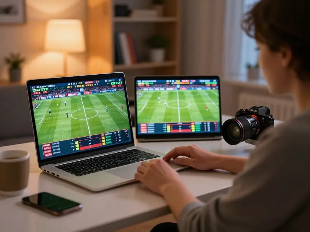 Engaging online sports betting scene showcasing trang cá cược bóng đá with user placing bets on a live match