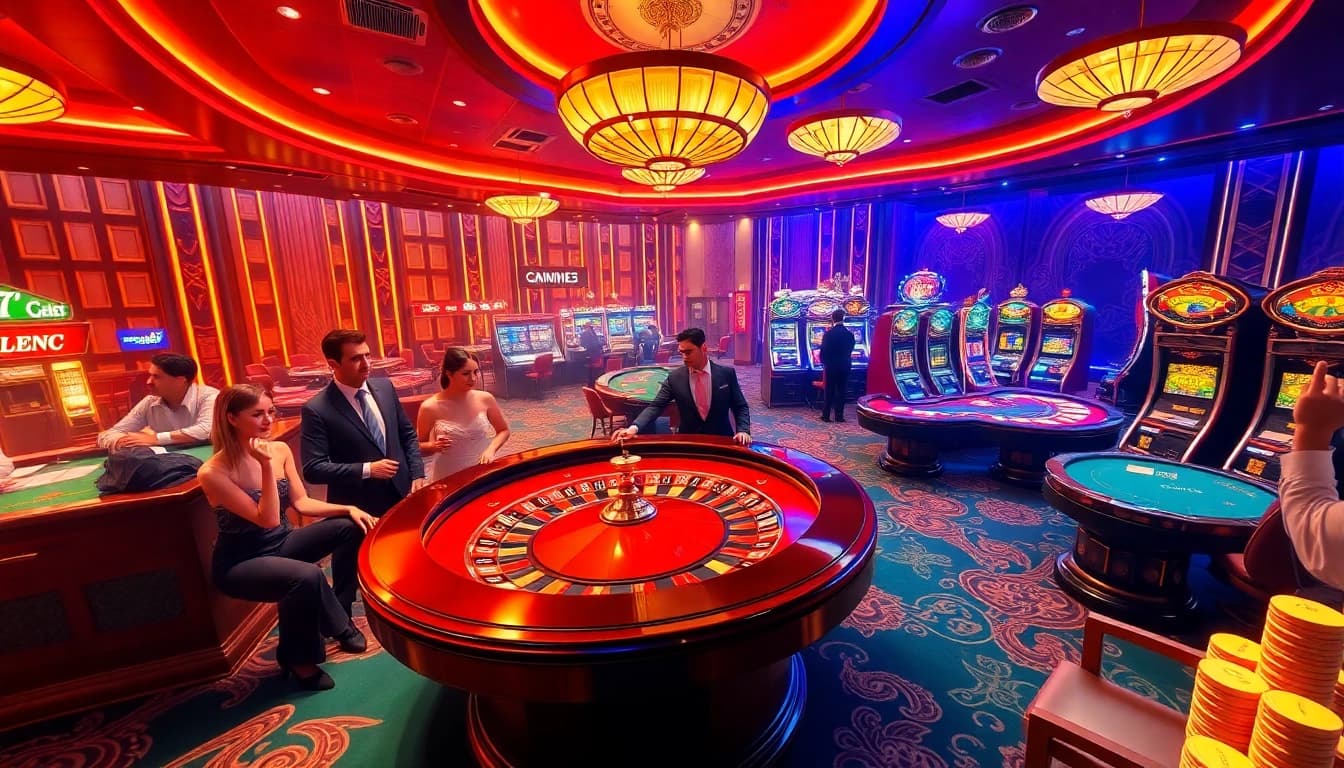 Excited players winning at the roulette table showcasing the luxury of https://tha-bet.pro/ casino.