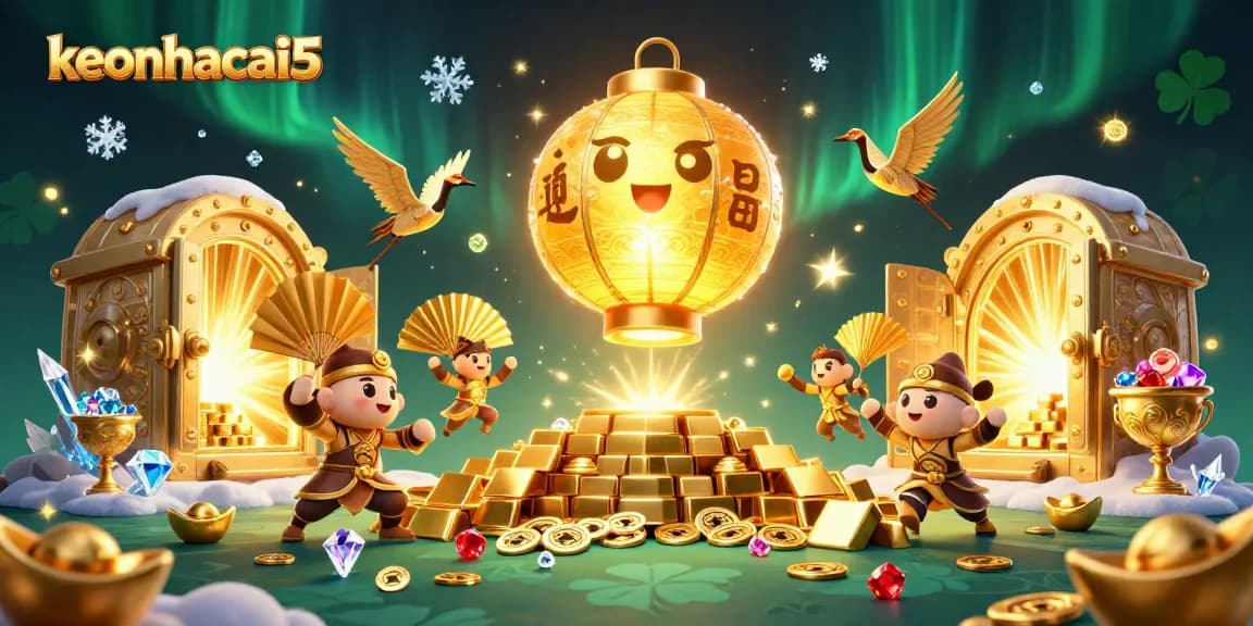Engage with keonhacai5 for thrilling online betting, featuring vibrant 3D casino illustration.