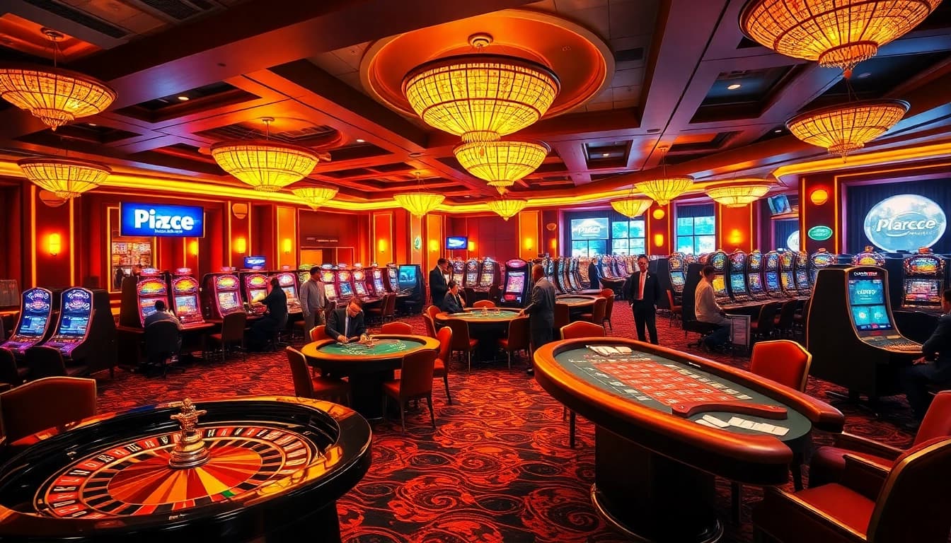Experience the thrilling atmosphere of RR88 as players engage in exciting casino games.