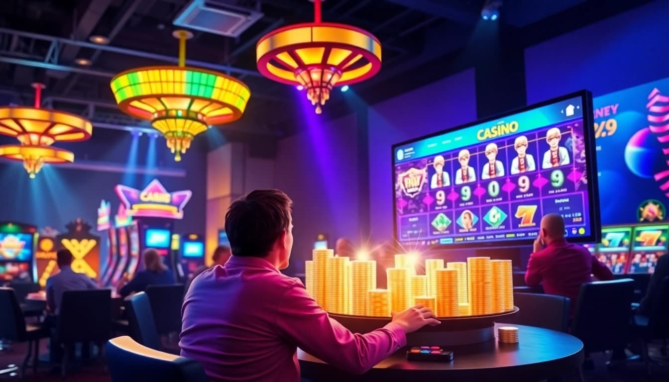 Experience the thrill of Casino online germania with players enjoying an interactive gaming environment filled with excitement.