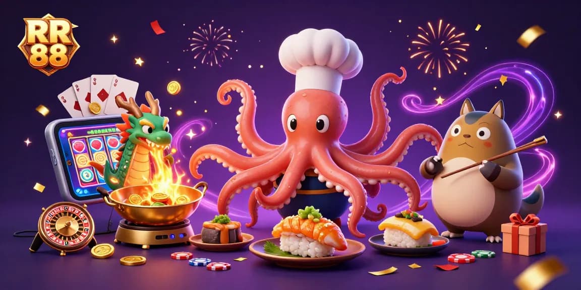 Experience exhilarating gameplay at RR 88 with vibrant 3D characters and rich casino elements.