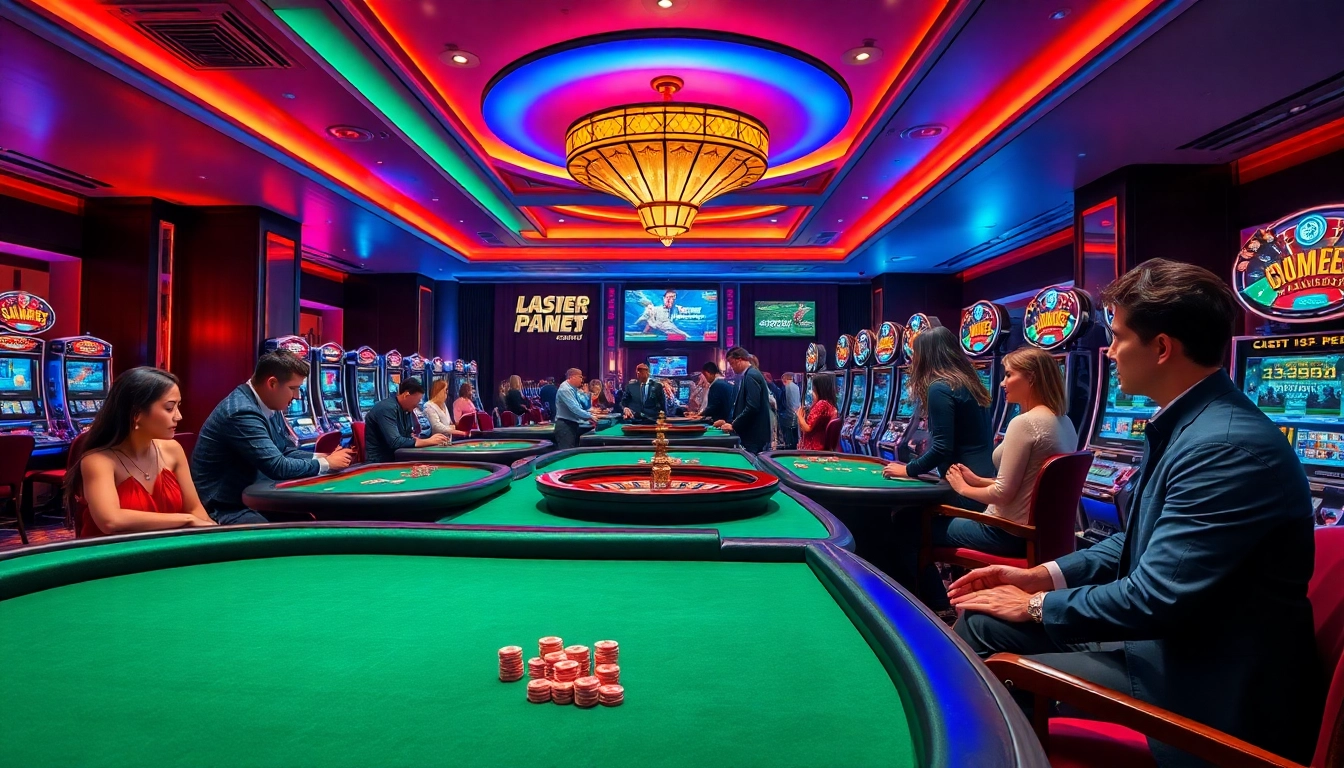 Engaged players enjoy a thrilling experience at https://jun88pl.com/ with vibrant casino games and professional atmosphere.