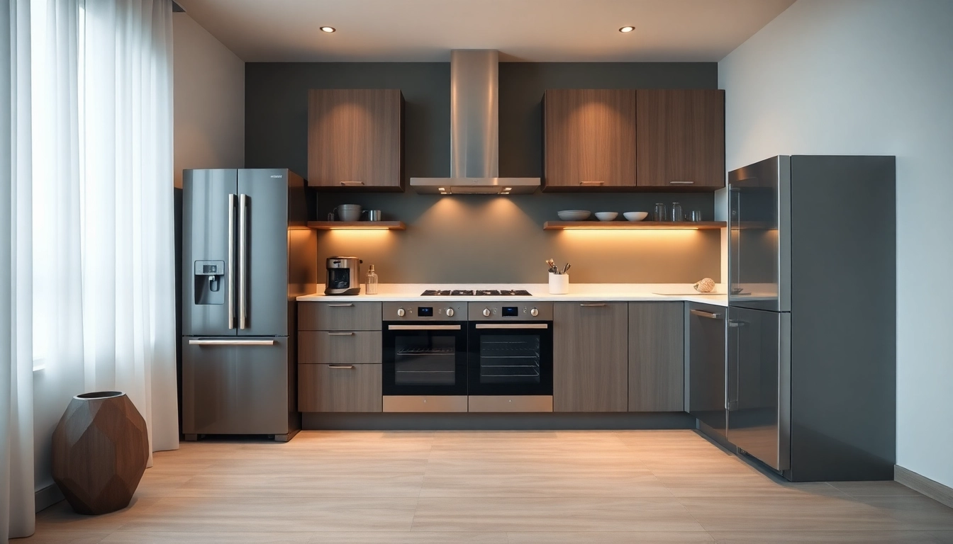 Enhance your home with бяла техника, featuring integrated appliances for a modern kitchen layout.