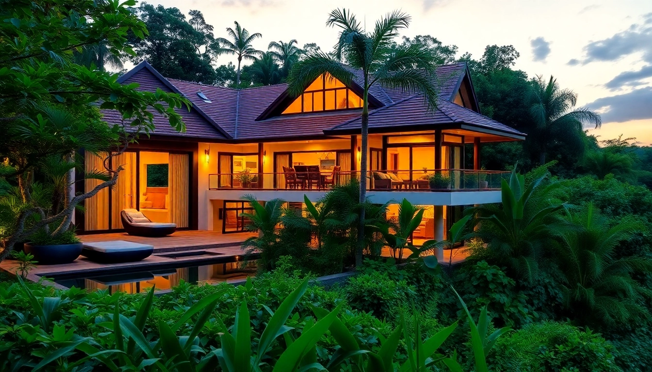 Highlighting a luxury villa managed in Phuket property management, showcasing elegance and tropical surroundings.
