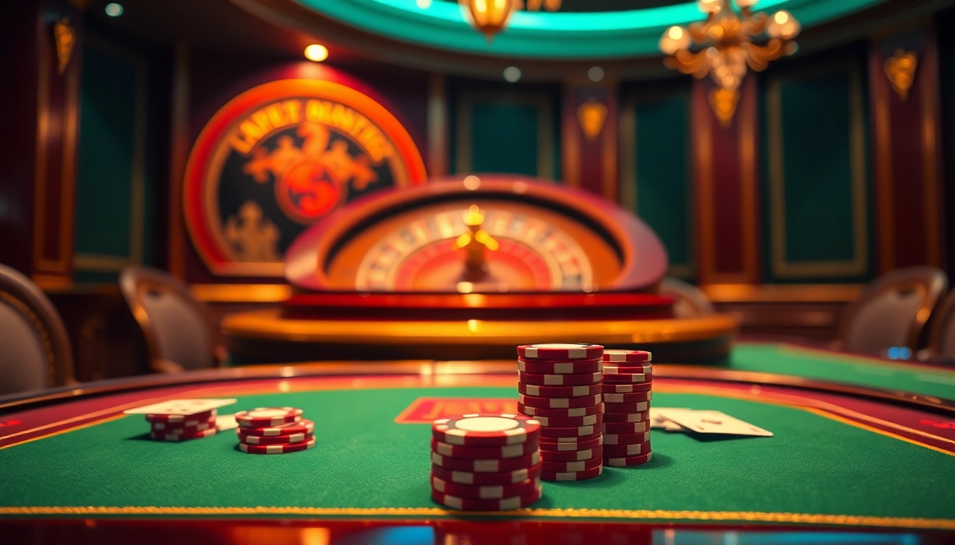 High-stakes poker game with S8 themed elements, chips, and cards in a luxurious casino setting.