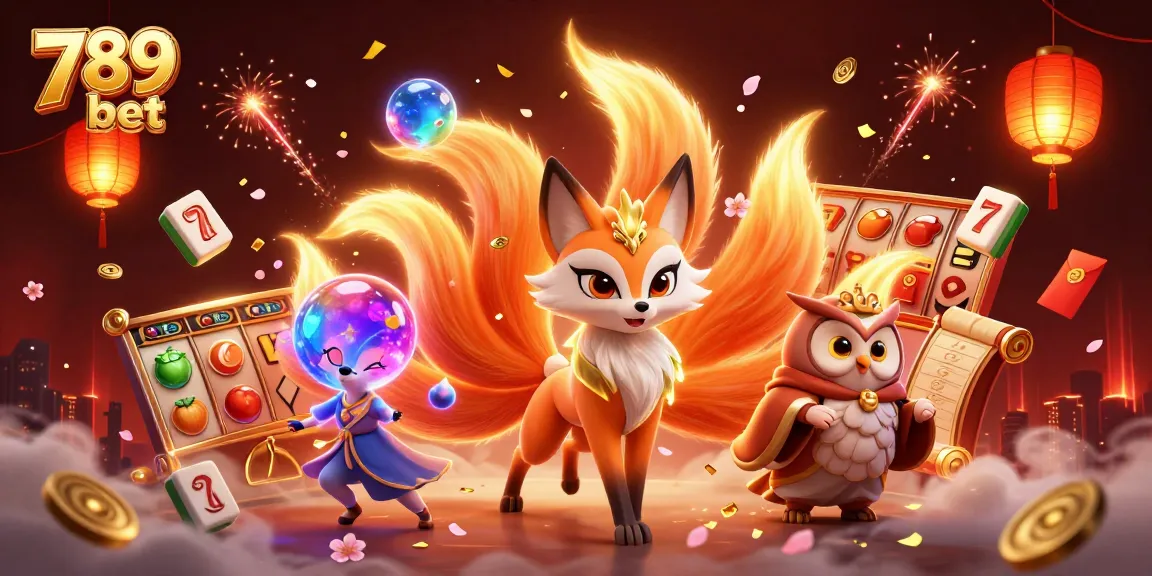 Experience the thrill of 789 bet with vibrant symbols, animated characters, and dynamic casino elements.