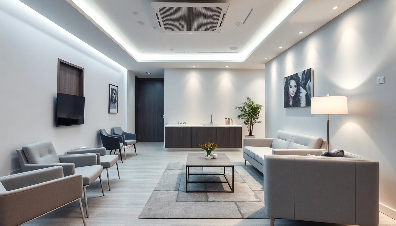 Experience the welcoming environment of 東京植毛クリニック's reception with modern design and professional staff.