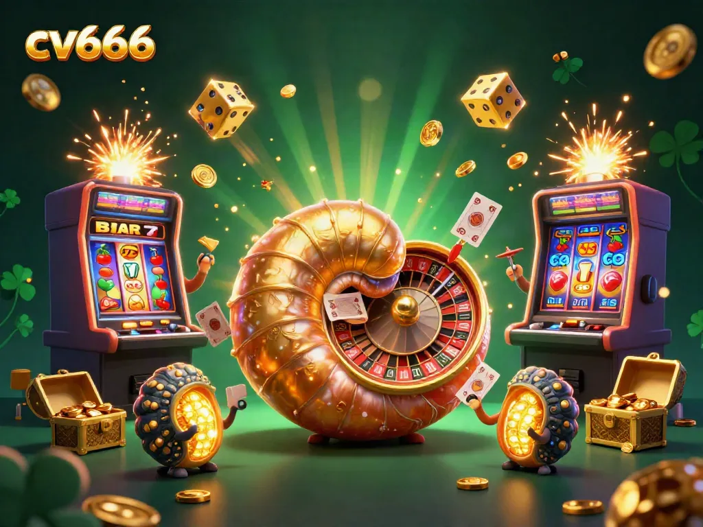 Spin to win with cv666's vibrant casino experience illustrated in stunning 3D detail.