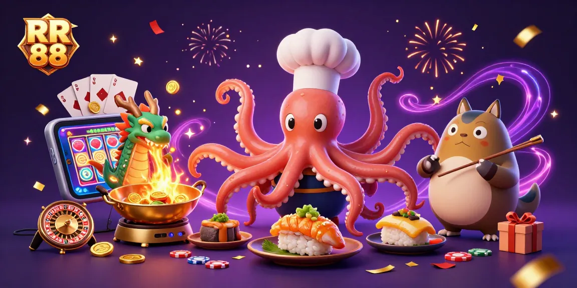Experience exhilarating gameplay at RR 88 with vibrant 3D characters and rich casino elements.