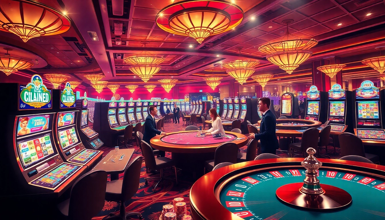 Experience the excitement of UU88 with vibrant casino tables and celebrating players.