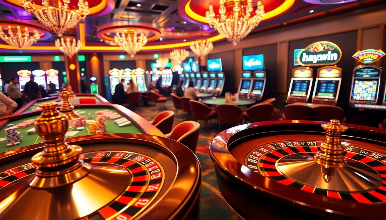 Experience the thrill of winning at hay.win with engaging casino games featuring vibrant tables and machines.