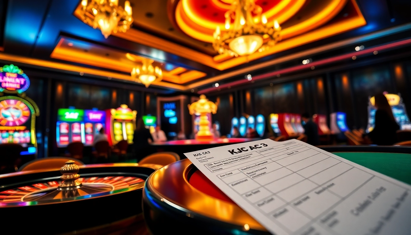 Experience high-stakes excitement at KJC AC 3 with thrilling poker games and luxurious casino settings.