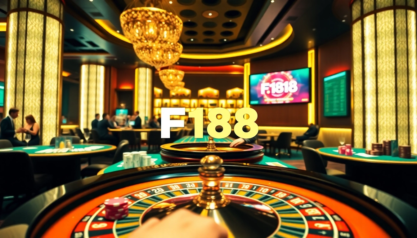 Experience high-stakes gambling with F168's vibrant casino atmosphere and exciting games.