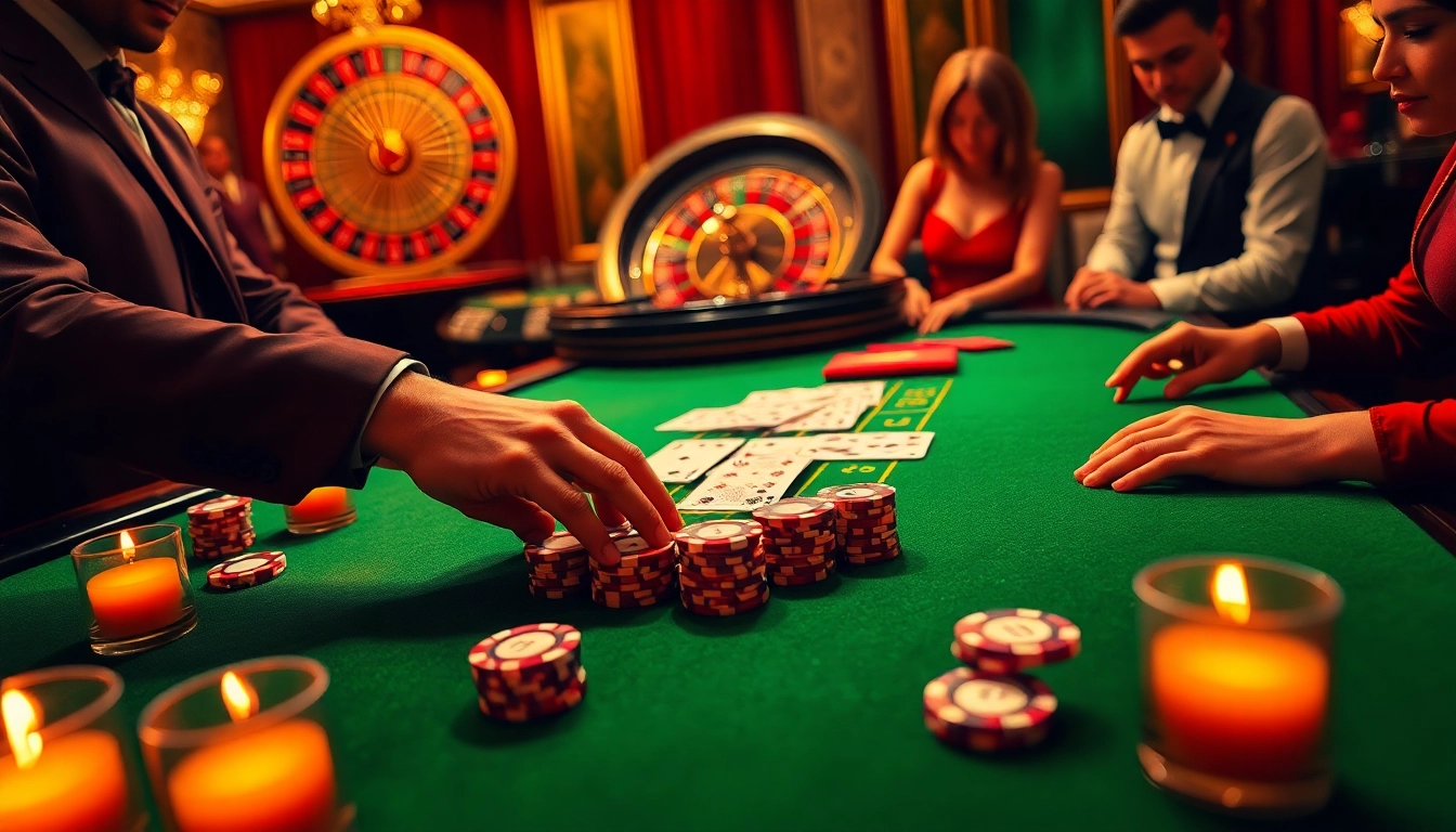 Winning at the luxurious gaming tables of https://winbet7.vip/ with poker chips and cards.