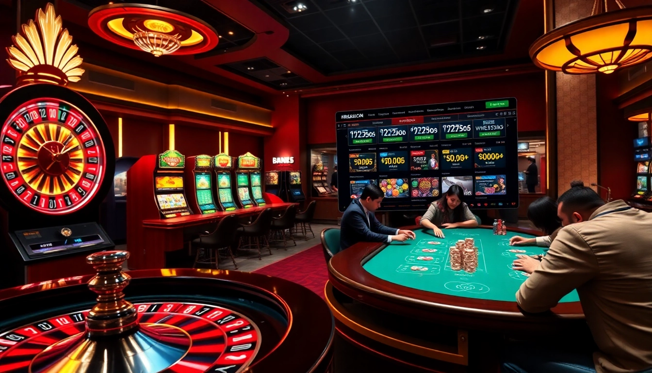 Experience thrilling gameplay at rr88.com with vibrant casino visuals, poker chips, and slot machines.