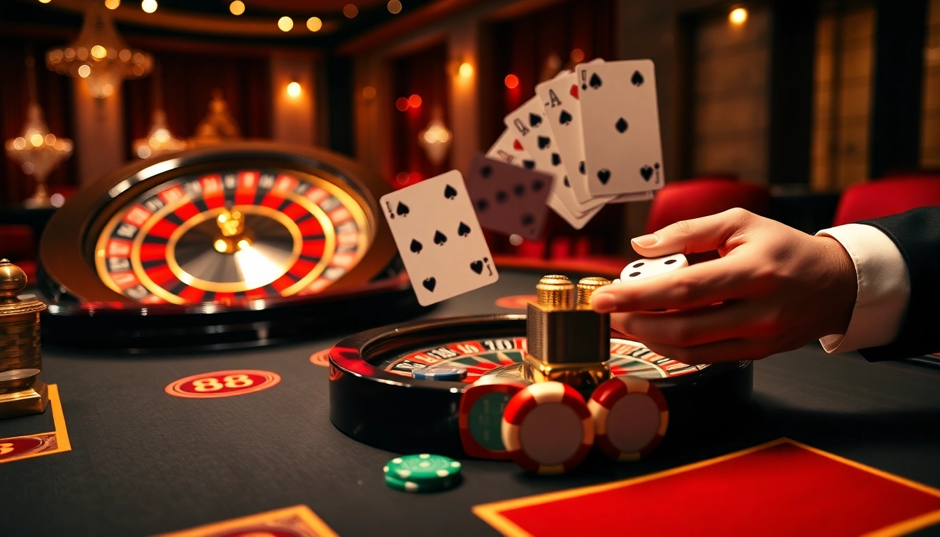 Players strategizing at a roulette table in an upscale casino atmosphere featuring 888b.