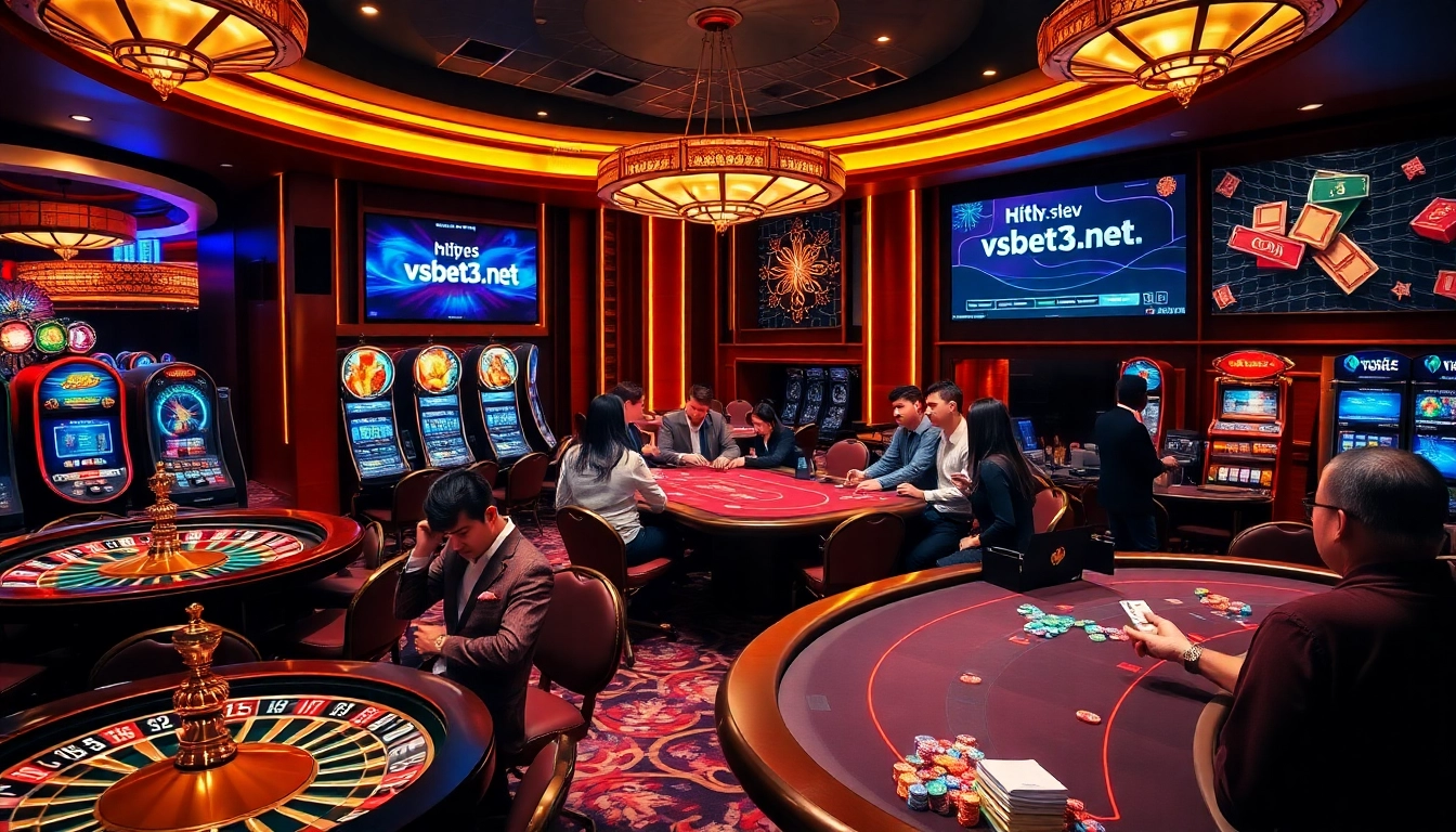 Engage in thrilling gameplay at https://vsbet3.net/ with vibrant casino visuals and professional dealers.