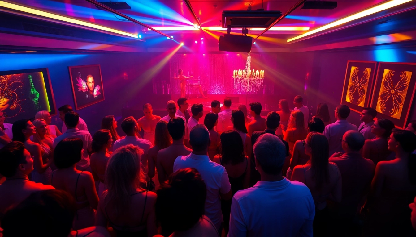 Vibrant Club Noir nightlife in SXM with dancing, cocktails, and stunning performers.