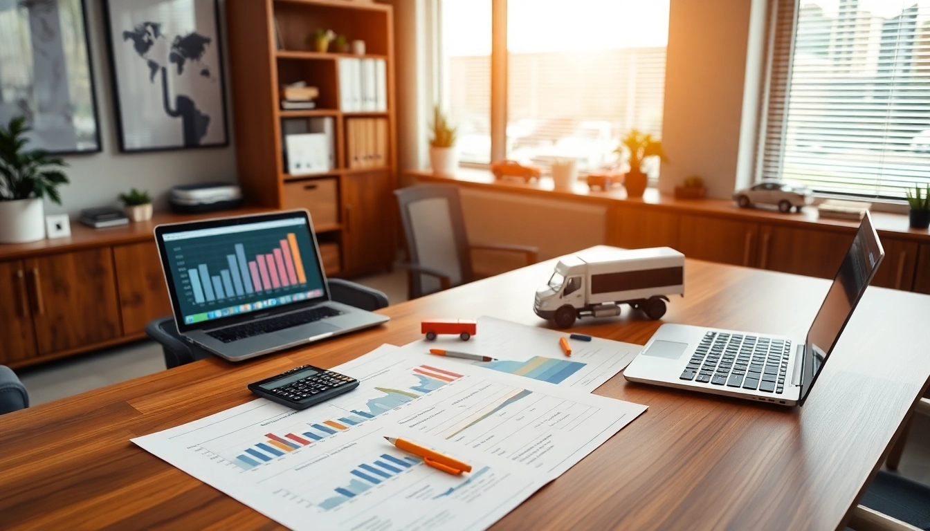Księgowość dla firmy transportowej w profesjonalnym biurze rachunkowym.