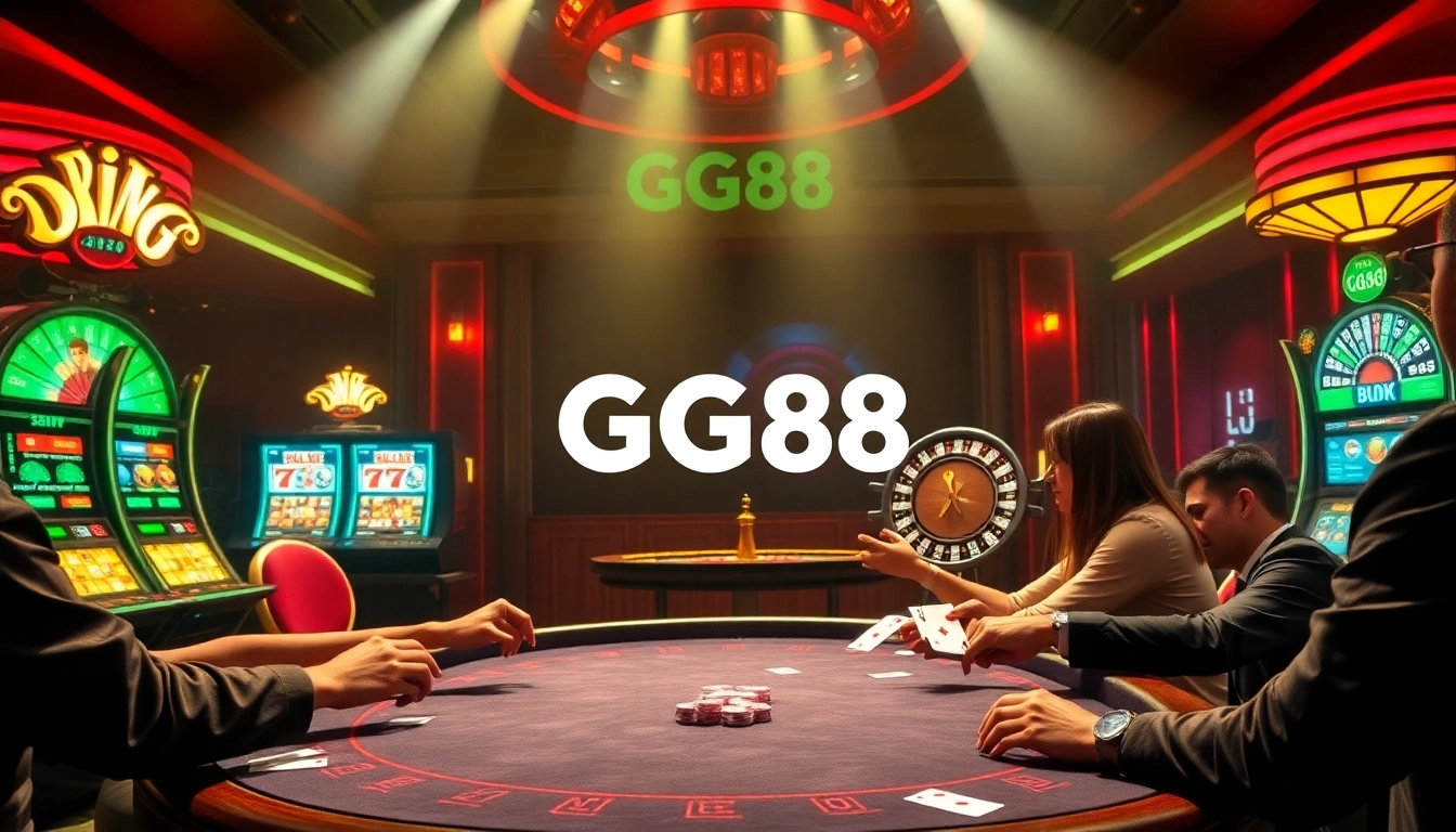 Experience the thrill of gambling at GG88, with exciting poker games and a vibrant casino atmosphere.