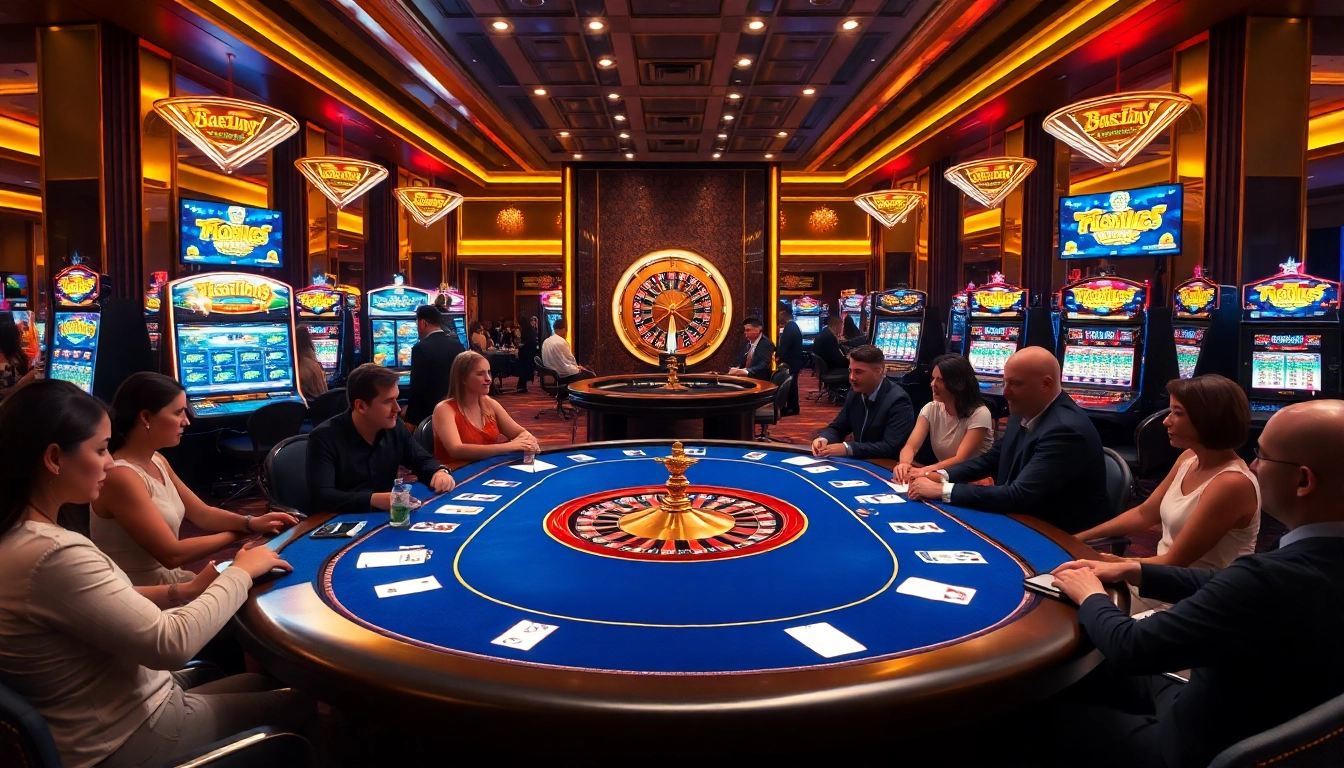 Join the gaming excitement and register at a luxurious casino filled with vibrant activities.