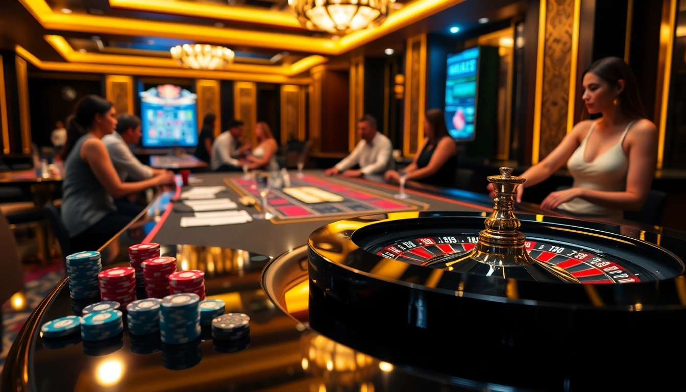 Engaging players enjoying casino games while exploring rikvip.gb.net for thrilling betting options.