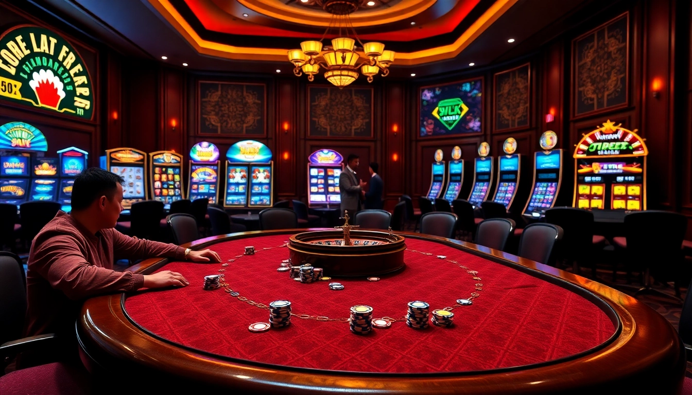 Experience thrilling moments at the casino with link vào ww88, showcasing poker, slots, and roulette.