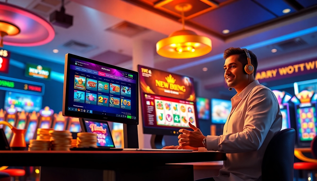 Experience the exciting online gambling atmosphere at new88pm.com with vibrant gaming visuals and friendly support.