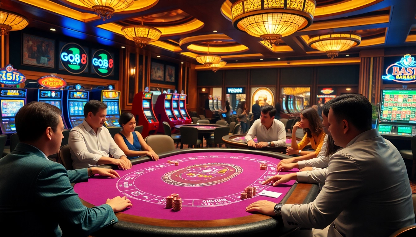 Engage in the thrilling atmosphere of https://go88.fast/ with vibrant casino gaming and live dealers.