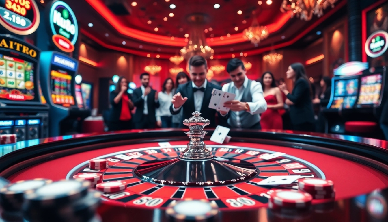 Experience the excitement of UU88 gaming with vibrant casino tables and thrilling atmosphere.