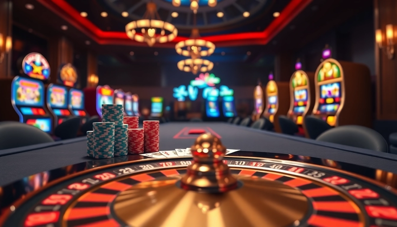 Experience vibrant casino excitement with au88bet.it.com's immersive poker and roulette setup.