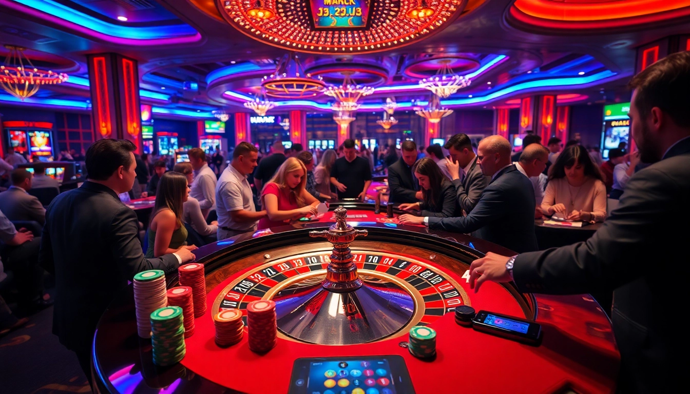 Experience thrilling moments at https://bl555.training/ with vibrant casino games, poker chips, and roulette.