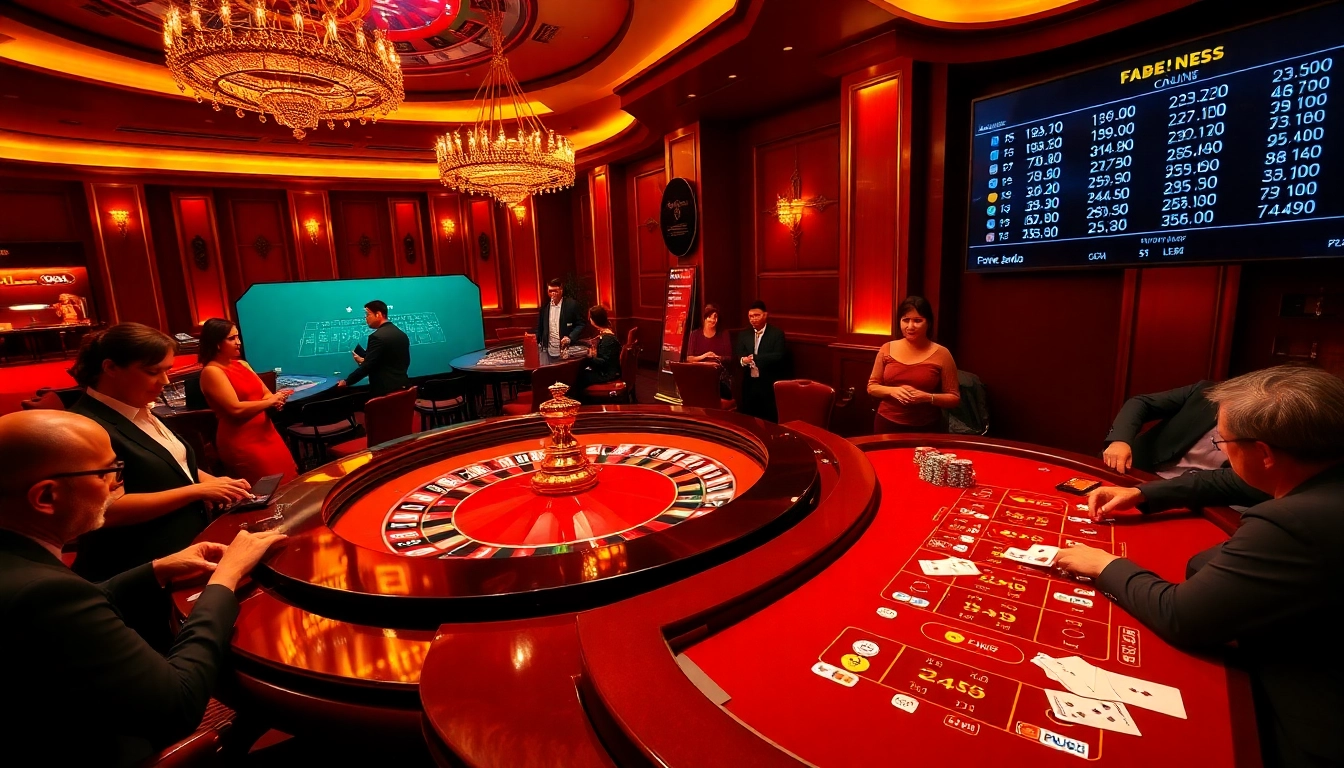 Experience thrilling betting at http://fabet0.com/ as gamblers engage passionately at casino tables.