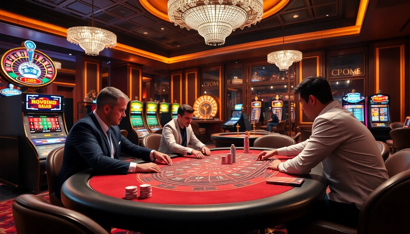 Experience the luxury of nhà cái 8kbet with vibrant casino gameplay and elegant poker tables.