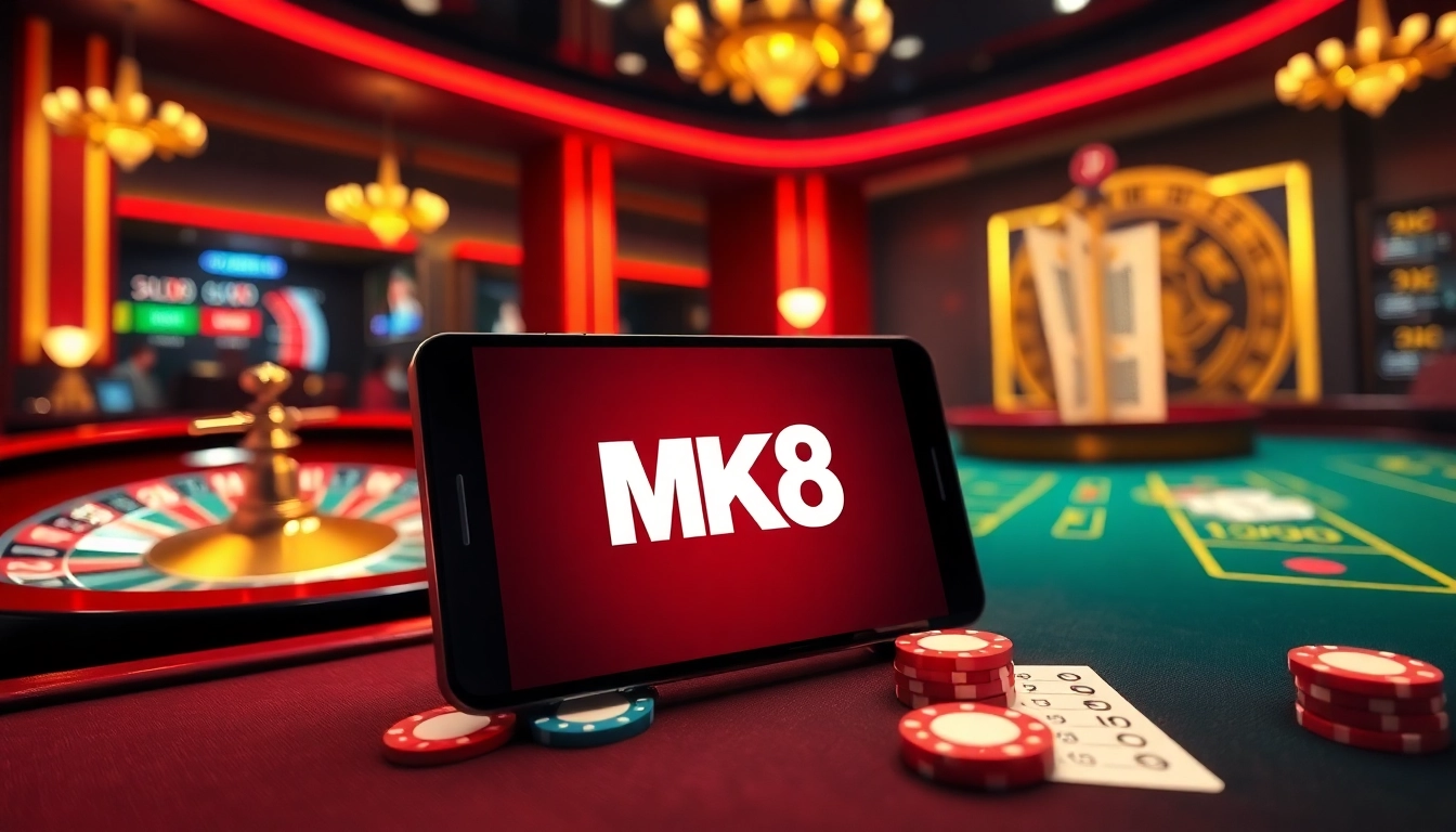 Engage in thrilling online gambling with MK8 at vibrant casino tables and exciting games