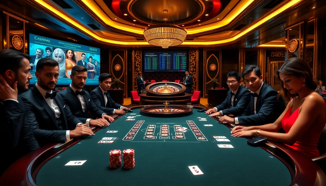 Experience the excitement of gambling with https://luongsontv5.com/ as players compete at a high-stakes poker table.