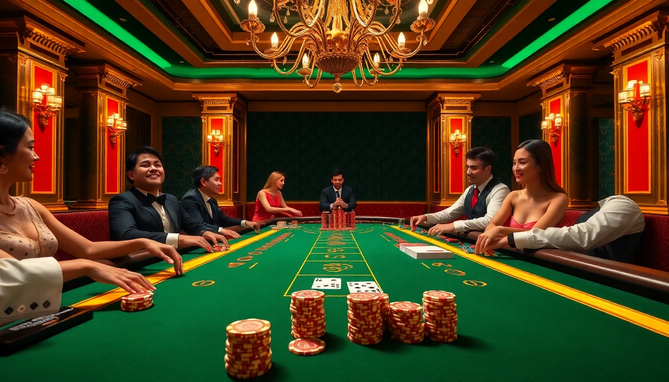 Experience the excitement of baccarat at LUCK8, where players enjoy high-stakes action and luxury.